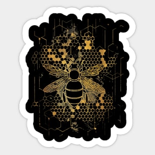 Bee Inspired Art Sticker